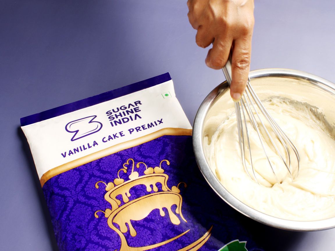 Buy Egg Free Sponge Cake Premix Vanilla Flavoured online for best price |  Forno Agra , Gurgaon, Noida
