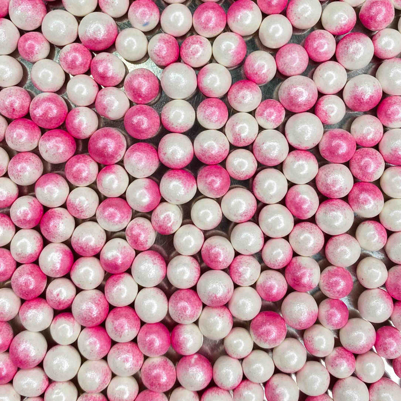 Ombre Pearls — Pink & White