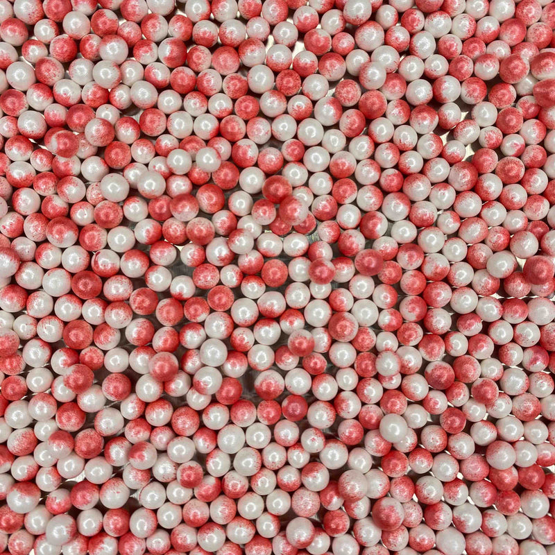 Ombre Pearls — Red & White